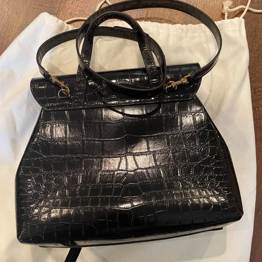 Mansur Gavriel crocodile-embossed leather bag - Picture 2 of 6